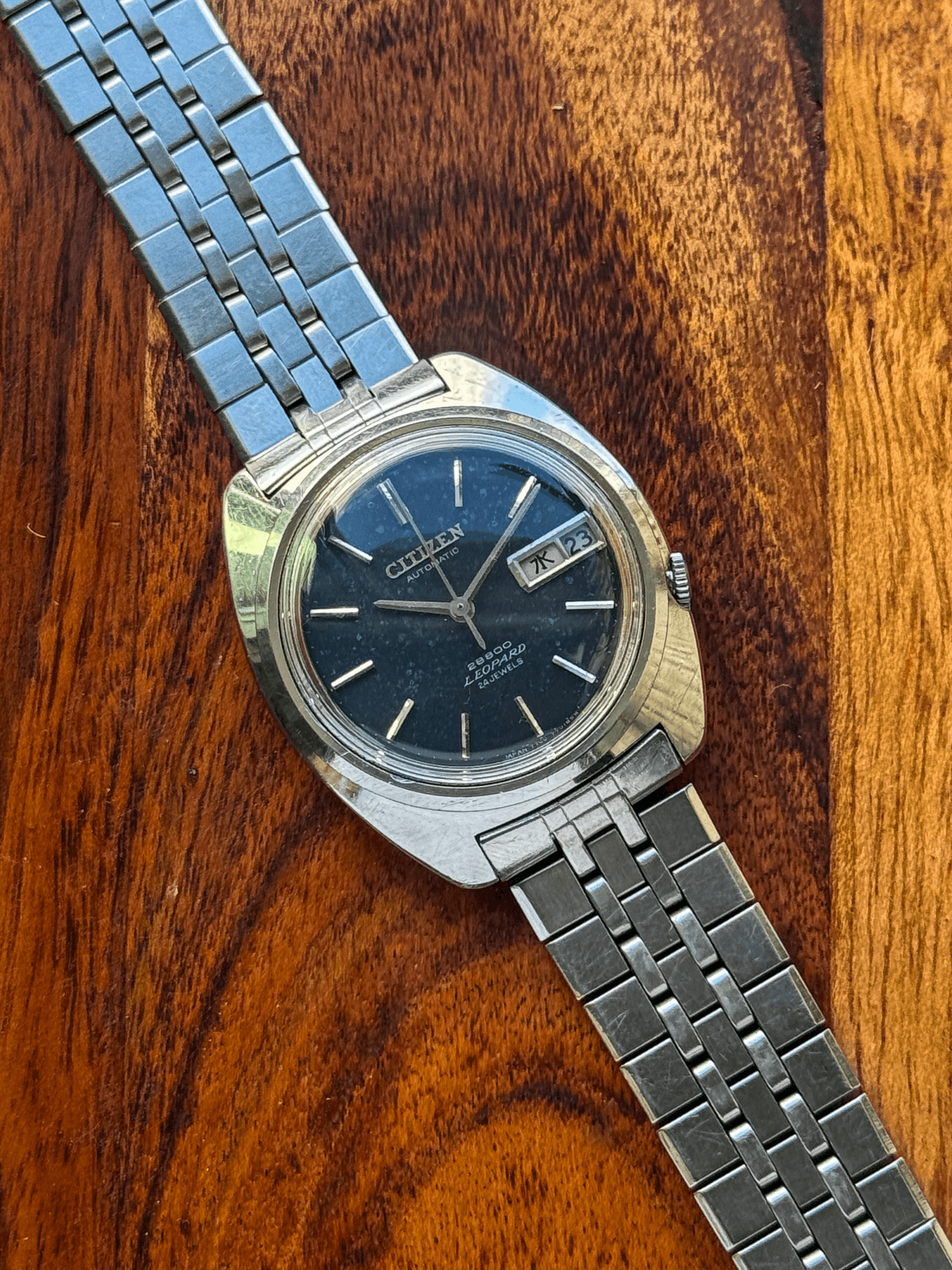 1971 Citizen 4-770153 Y Leopard 28800 Automatic vintage watch, detail 1 of 11