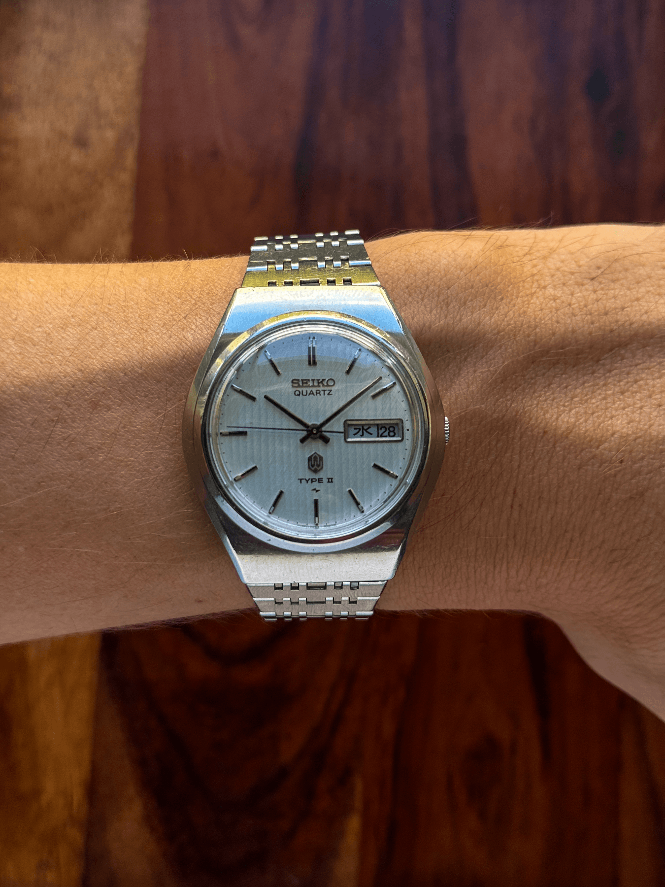 1976 Seiko 4623-8010 Type II — Vertical Textured Dial vintage watch, detail 11 of 11