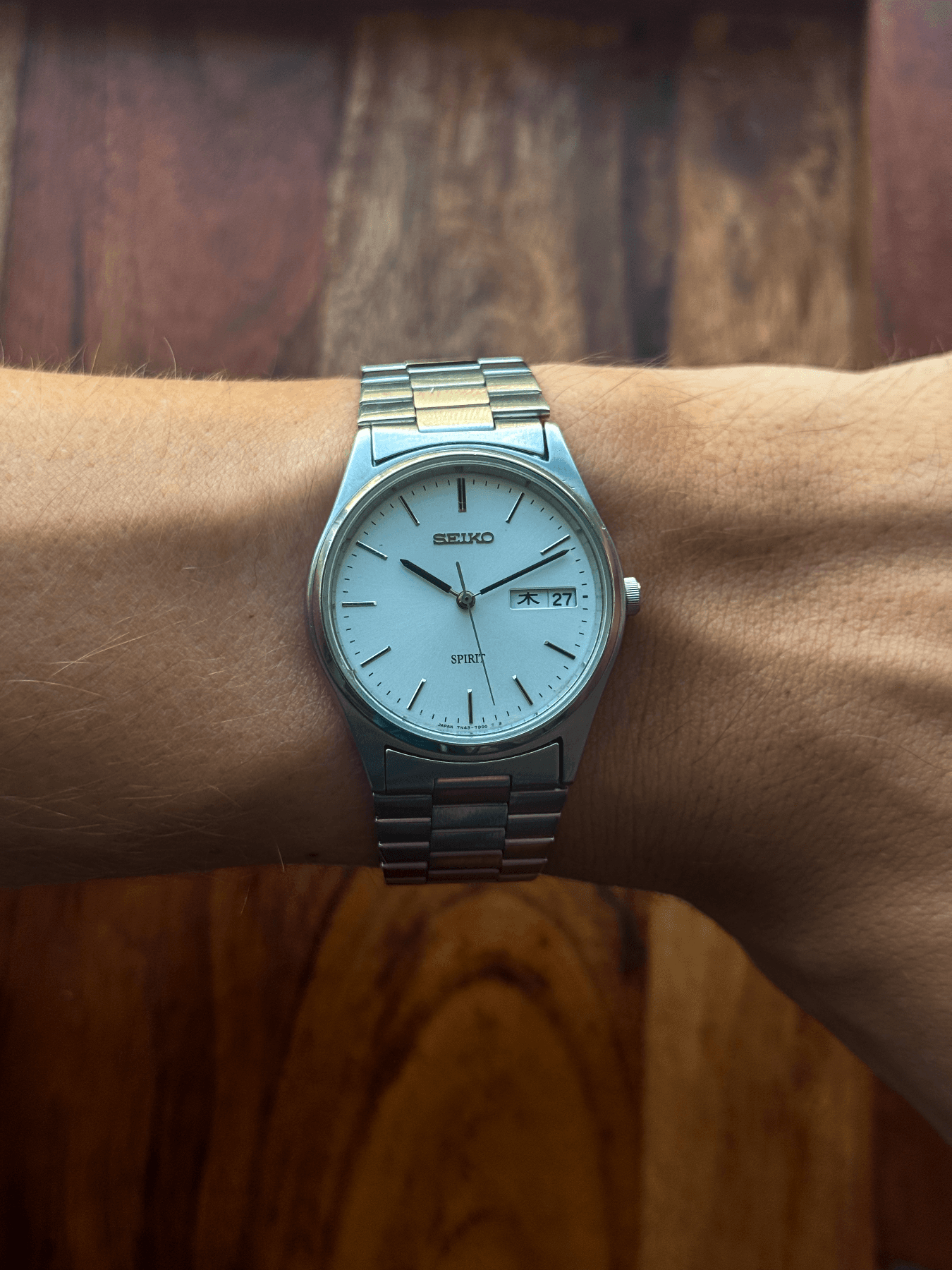 Seiko "Silver Kanji", view 8